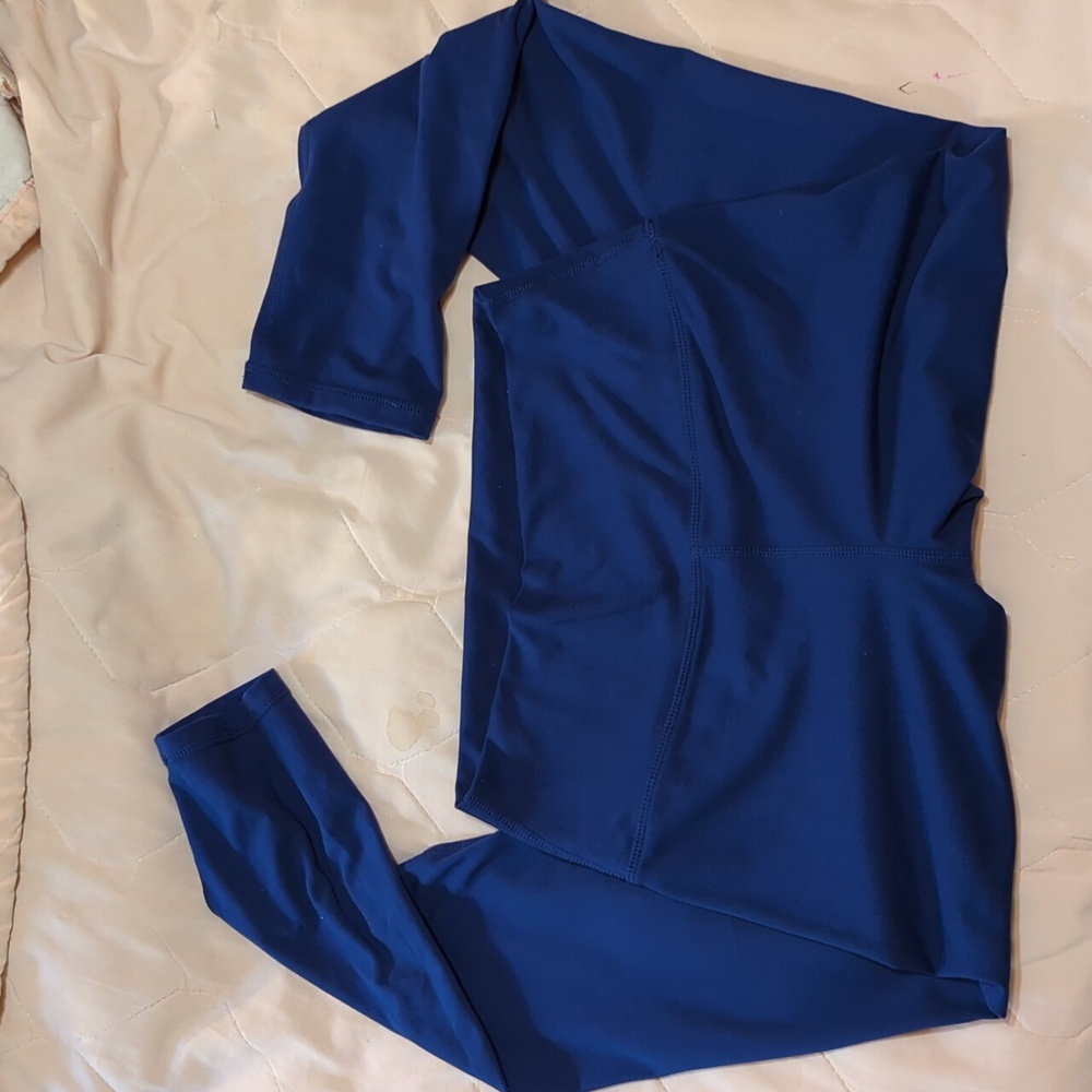 Mono B Performance Leggings Navy blue Large